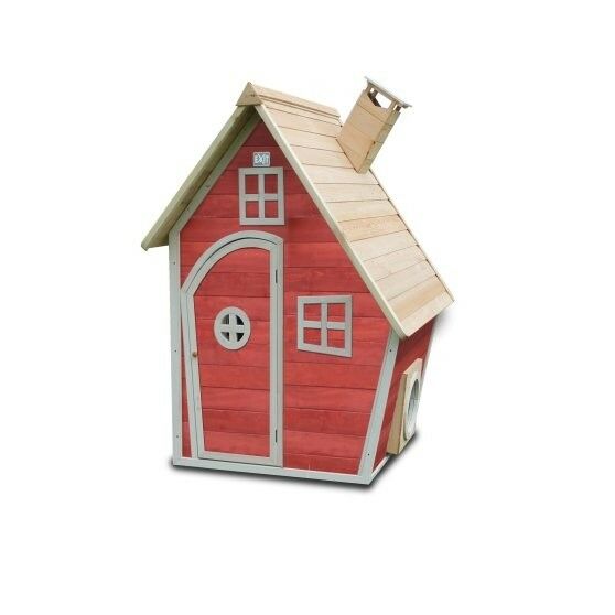 Fantasia 100 Houten Speelhuis Rood Exit 50100300 exit kopen in de aanbieding