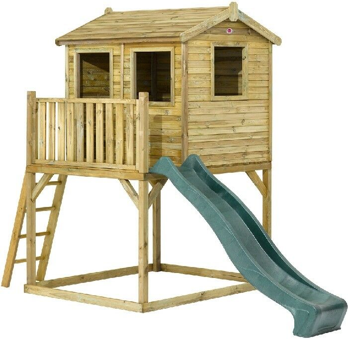 Plum Adventure Houten Speelhuis plum kopen in de aanbieding