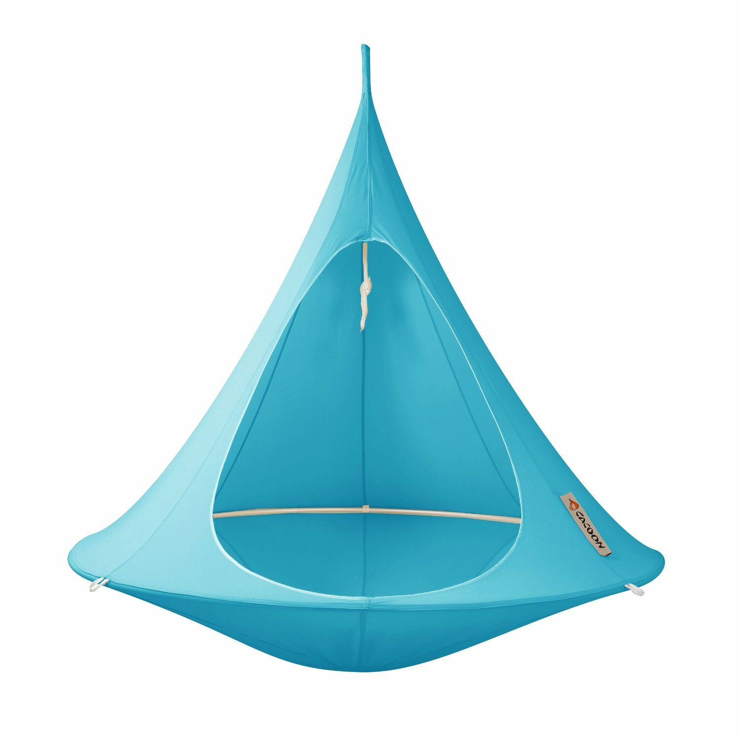 Hangende Tent Cacoon Turquiose 2 Personen cacoon kopen in de aanbieding