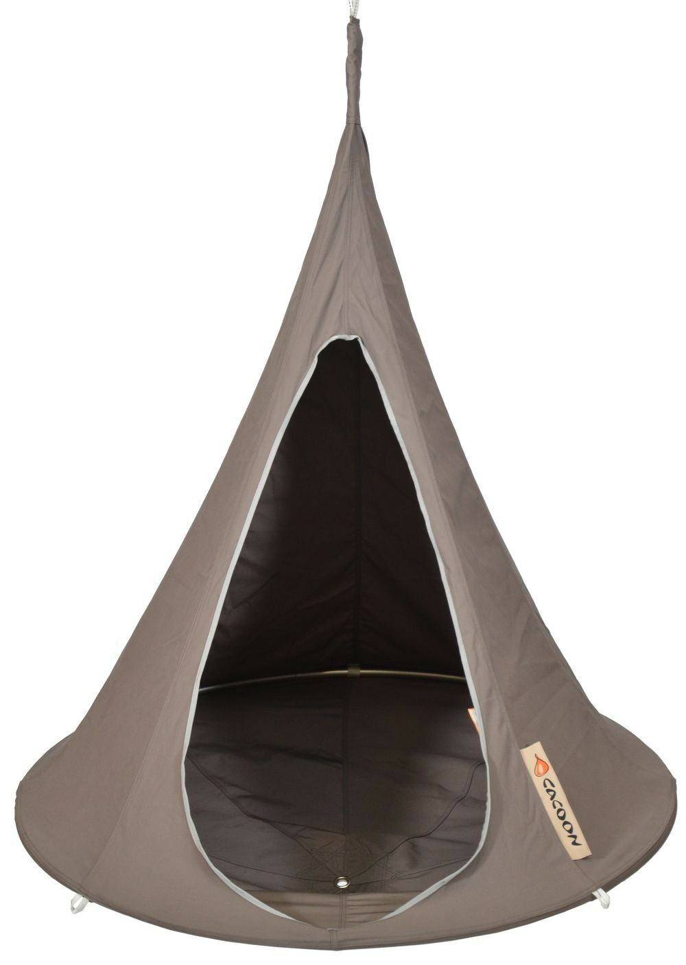 Hangende Tent Cacoon Taupe 1 Persoon cacoon kopen in de aanbieding