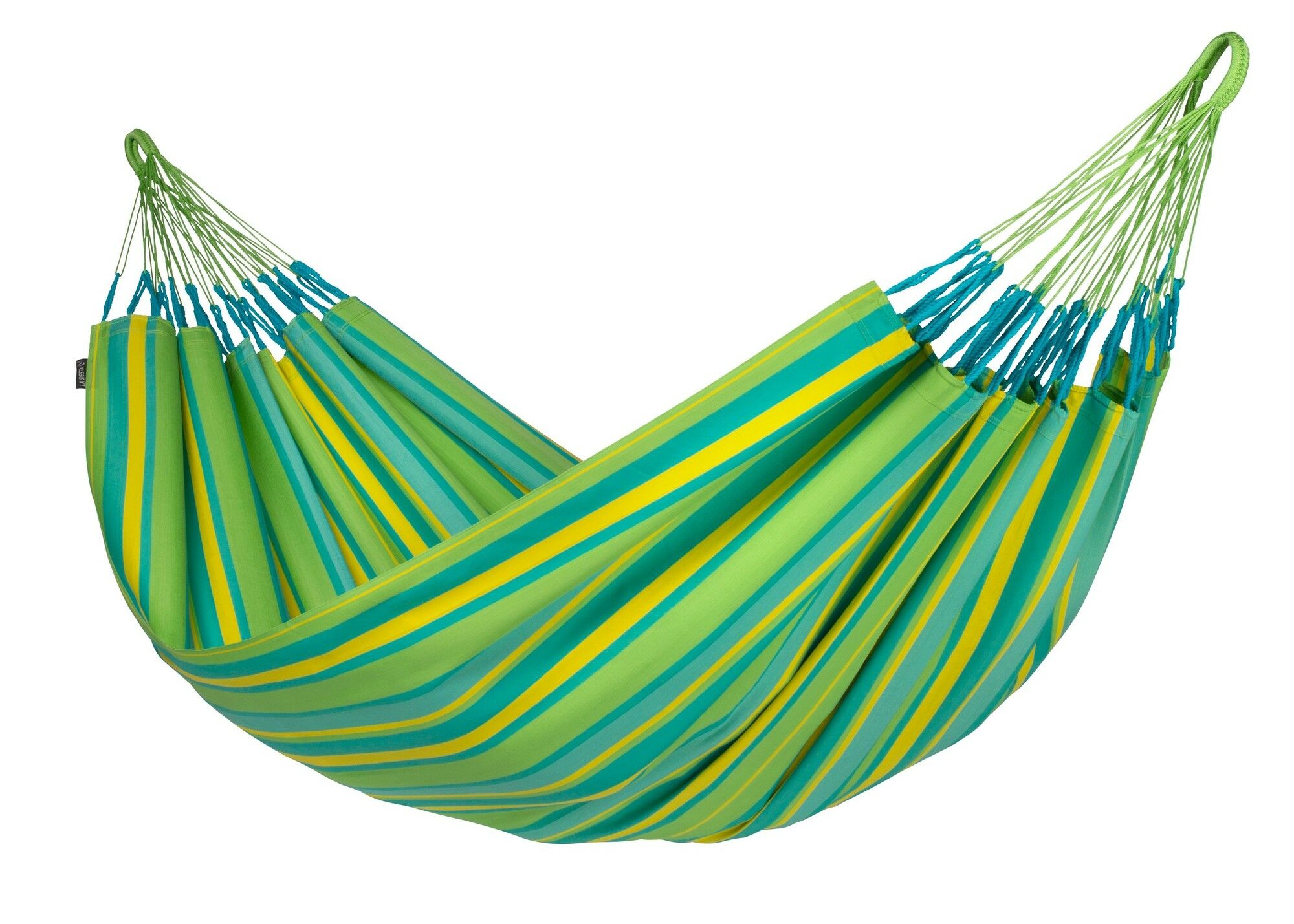 Tweepersoons Klassieke Hangmat Outdoor Brisa Lime La Siesta Brh16 48 la siesta kopen in de aanbieding