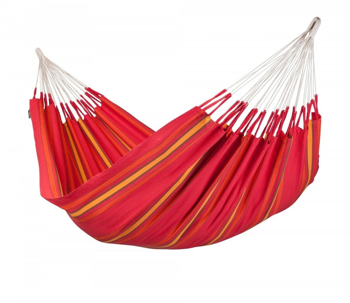 Tweepersoons Klassieke Hangmat Katoen Currambera Cherry La Siesta Cuh16 2 la siesta kopen in de aanbieding