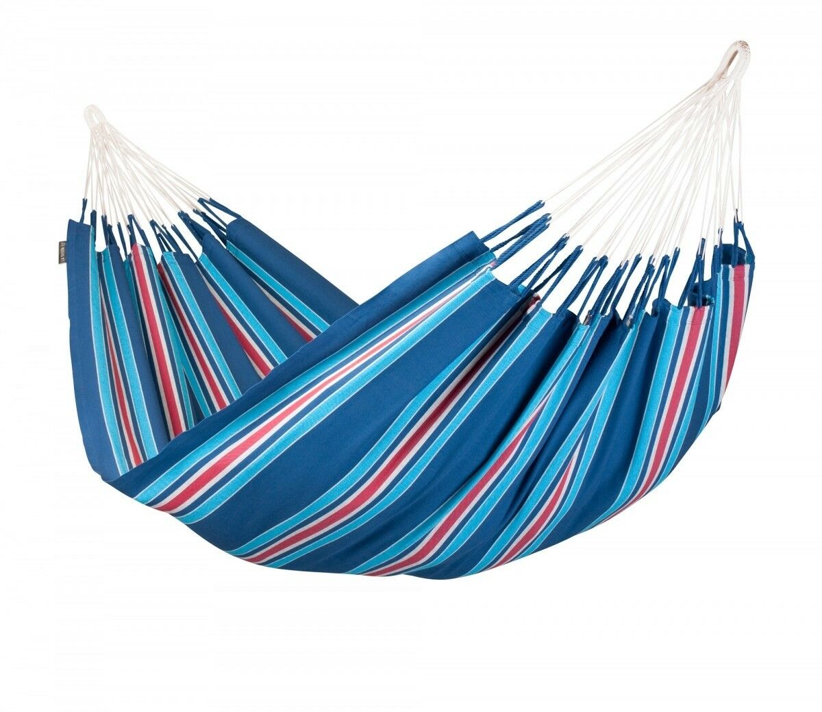 Tweepersoons Klassieke Hangmat Katoen Currambera Blueberry La Siesta Cuh16 3 la siesta kopen in de aanbieding
