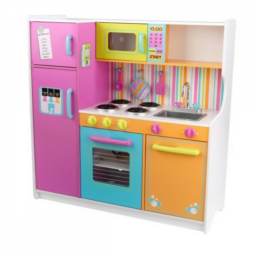 verkoper Dwars zitten Reserve Grote Vrolijke Luxe Keuken - Kidkraft (53100) | Per Sempre Toys