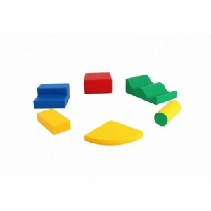 Soft Play Foam Blokken - Set 6-delig