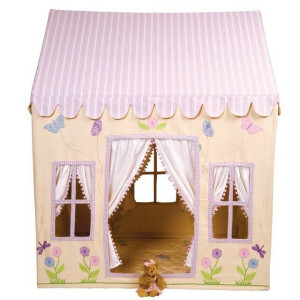 Win Green Butterfly Playhouse (klein) + Floor Quilt