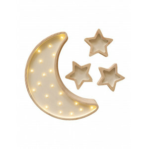 Houten Nachtlampje Sterrenhemel  – Magische LED Sfeerverlichting met Dimmer en Timer - Perfect voor Baby's en Peuters - Wandlamp voor in de Slaapkamer en Kinderkamer
