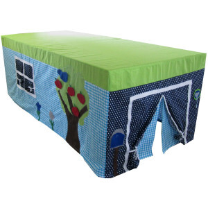Tafeltent The Lodge – Unieke, Op Maat Gemaakte Speeltent voor Kinderen (afmeting tafel tot 2.0 m)