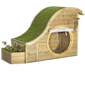 Discovery Nature Play Hideaway - Houten Sensorisch Speelhuis voor Creatief Buiten Spel