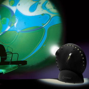 Mathmos Space Projector Zwart – Kleurenschijf Groen/Blauw | Dynamische Olie-Lichtprojectie voor Sensorische & Sfeerruimtes