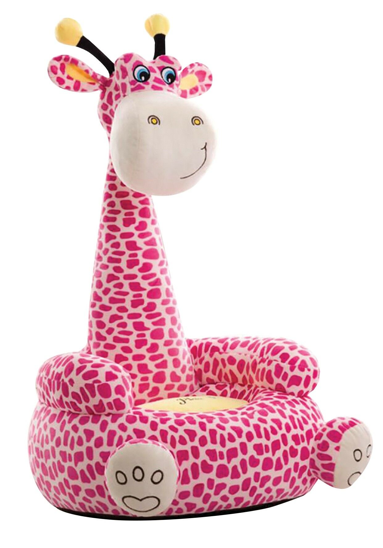 Blinq Pluche Giraffe Zitje Met Leuning Roze blinq kopen in de aanbieding